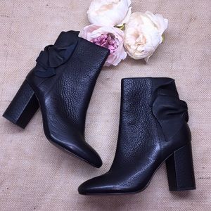 Avec Les Filles Black Booties 7M